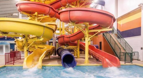 Enjoy A Day Out Of The Cold At Splashdown Dakota Super Slides, An Indoor Water Park In North Dakota