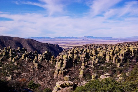 Walk Through 12,000 Acres Of Otherworldly Rock Formations At Arizona's Chiricahua National Monument