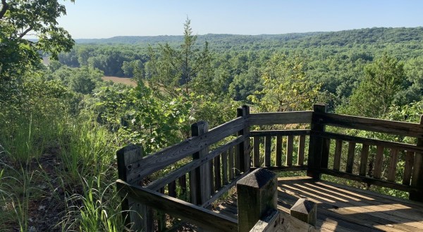 Hike This Stairway To Nowhere In Missouri For A Magical Woodland Adventure