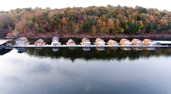 Watch The Leaves Change Color From The Deck Of Your Own Floating Home At Green River Marina In Kentucky