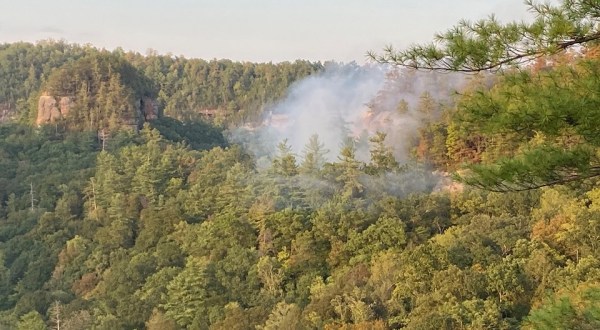 A Devastating Fire Has Destroyed Acres Of Kentucky’s Red River Gorge