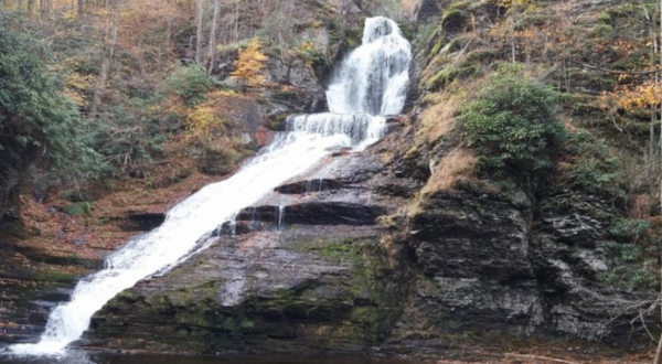 Dingmans Falls In Pennsylvania Will Soon Be Surrounded By Beautiful Fall Colors