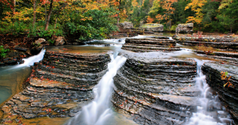 The Six Finger Falls In Arkansas Will Soon Be Surrounded By Beautiful Fall Colors