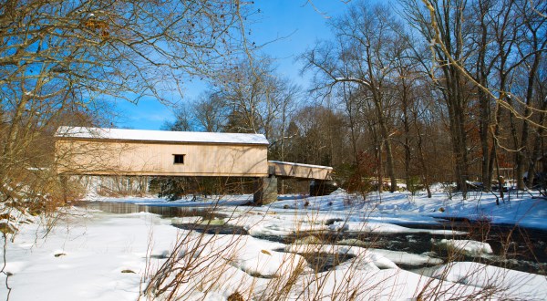 The Oldest Covered Bridge In Connecticut Has Been Around Since 1840