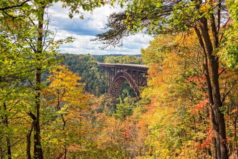Walk Across The New River Gorge Bridge For A Gorgeous View Of West Virginia’s Fall Colors