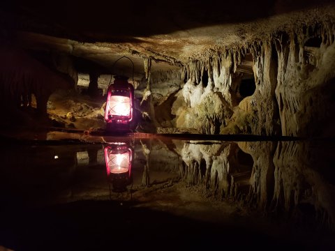 The Lantern-Lit Cave Tour In Tennessee Is A Unique Way To Experience Raccoon Mountain Caverns