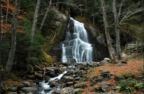 You Can Practically Drive Right Up To The Beautiful Moss Glen Falls In Vermont