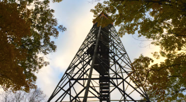 Climb The Observation Tower At Minnesota’s Mille Lacs Kathio State Park For An Aerial View Of Fall Color