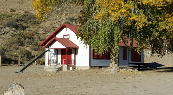 Explore The Century-Old Elgin Schoolhouse At A Historic Site In The Nevada Backcountry