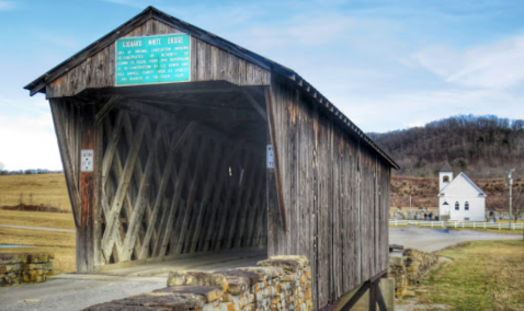 The Only Remaining Bridge Of Its Kind, The Goddard Covered Bridge In Kentucky Is Truly Unique