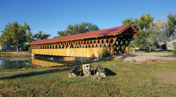 The Most Beautiful South Dakota Covered Bridge To Explore This Fall Is In Edgemont City Park