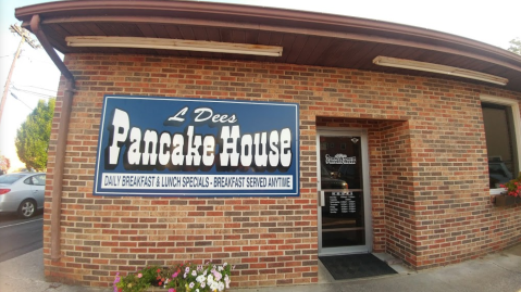 Sip Coffee And Eat Pancakes Near Stunning Fall Foliage When You Visit L'Dees Pancake House In Virginia