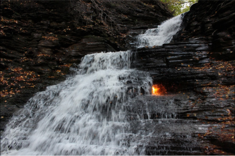 Eternal Flame Falls Near Buffalo Is Unbelievably Beautiful And You’ll Want To Find It