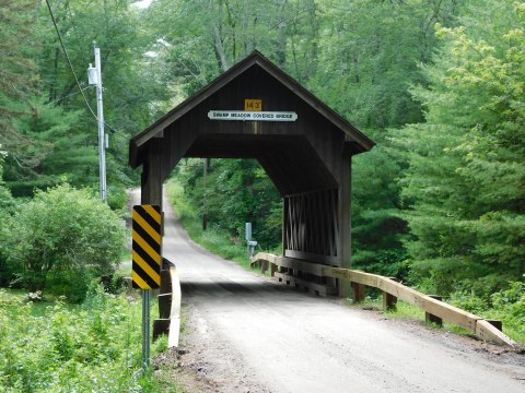 The Swamp Meadow Covered Bridge Is The Only Authentic Covered Bridge In Rhode Island