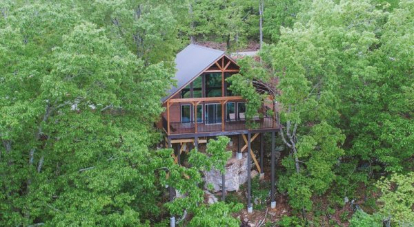 Retreat To The Treetops At The Secluded Foxfire Cabin In Arkansas
