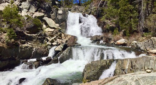 The Hidden Falls At Fallen Leaf Lake In Northern California Are Beautiful To Visit Year-Round
