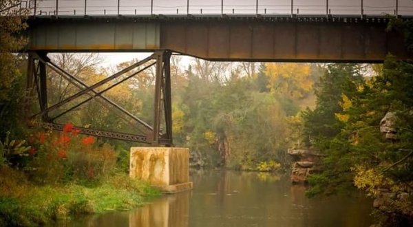 Walk Across The Devil’s Gulch Bridge For A Gorgeous View Of South Dakota’s Fall Colors