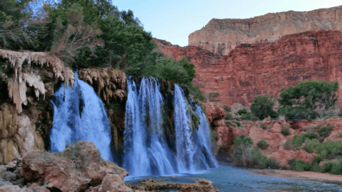 There’s A Secret Waterfall In Arizona Known As New Navajo Falls, And It’s Worth Seeking Out