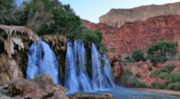 There’s A Secret Waterfall In Arizona Known As New Navajo Falls, And It’s Worth Seeking Out