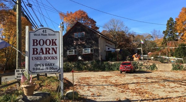 You’ll Find Over 500,000 Books Under One Roof At The Book Barn, A Book Warehouse In Connecticut