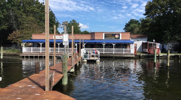 Waterfront Views And Seafood Perfectly Pair At Carson’s Creekside Restaurant In Maryland