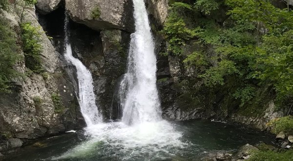 Bash Bish Falls Trail Is A Beginner-Friendly Waterfall Trail In Massachusetts That’s Great For A Family Hike