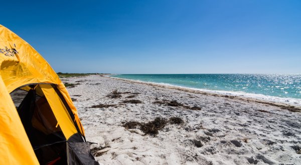 Spend The Night Tent Camping On This Secluded Island In Florida’s Cayo Costa State Park