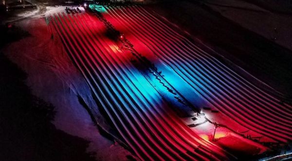 Try The Ultimate Nighttime Adventure With Glow Tubing At Rock Snowpark In Wisconsin