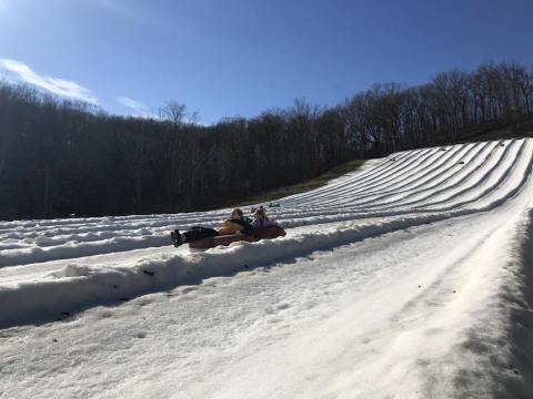 The Longest Snow Tubing Run In Missouri Can Be Found At Hidden Valley Ski Resort