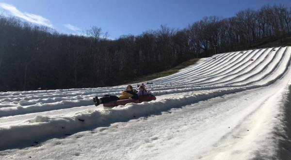 The Longest Snow Tubing Run In Missouri Can Be Found At Hidden Valley Ski Resort