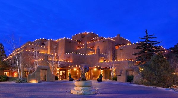 The Inn And Spa At Loretto In New Mexico Gets All Decked Out For Christmas Each Year