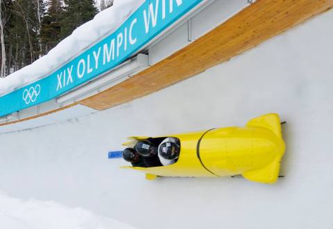 Have A Wintry Blast On The Giant 4,379-Foot Ice Slide At The Utah Olympic Park