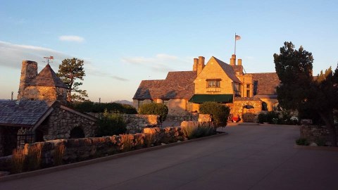 Stumbling Upon Cherokee Ranch & Castle, A Hidden Castle In Colorado, Will Feel Like A Winter Fairy Tale