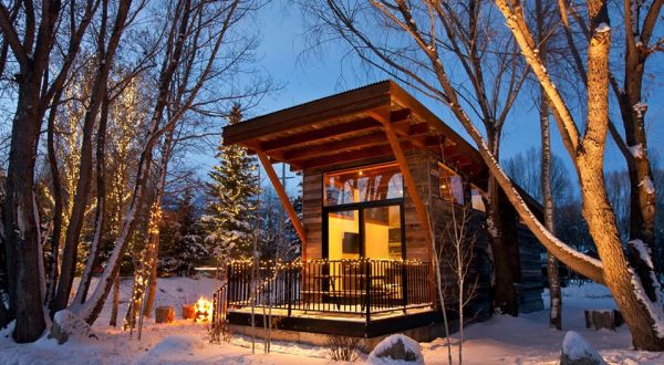 You’ll Find A Luxury Glampground At Fireside Resort In Wyoming, It’s Ideal For Winter Snuggles And Relaxation