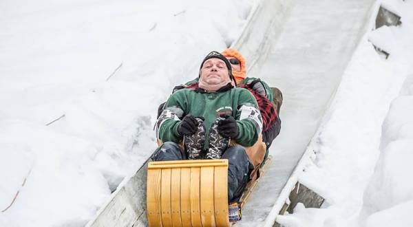 Ride The Longest Toboggan Chute In Maine At Camden Snow Bowl For A Day Of Pure Fun