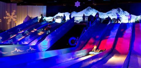 The Longest Snow Tubing Run In Florida Can Be Found At Gaylord Palms Resort