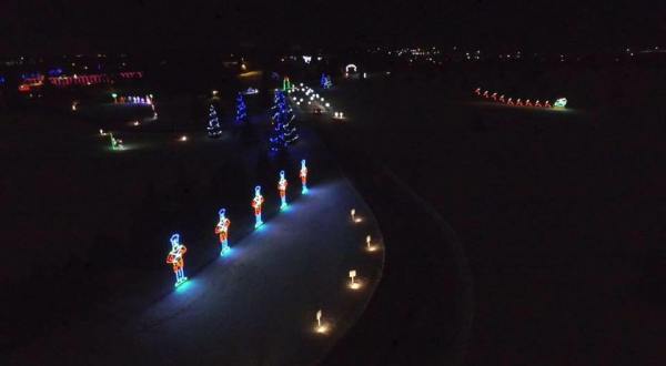 Even The Grinch Would Marvel At The Christmas Light Display At The Campbell County Festival Of Lights In Wyoming