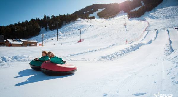 One Of The Longest Snow Tubing Runs In Wyoming Can Be Found At Snow King Mountain