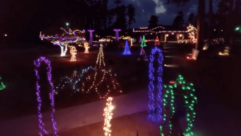 The Garden Christmas Light Displays At The American Rose Center In Louisiana Is Pure Holiday Magic