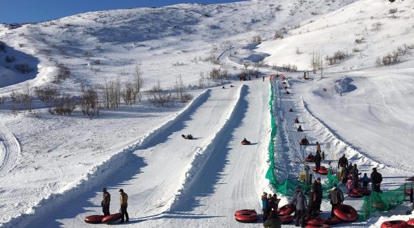 The Longest Snow Tubing Run In Alaska Can Be Found At Arctic Valley Ski Area