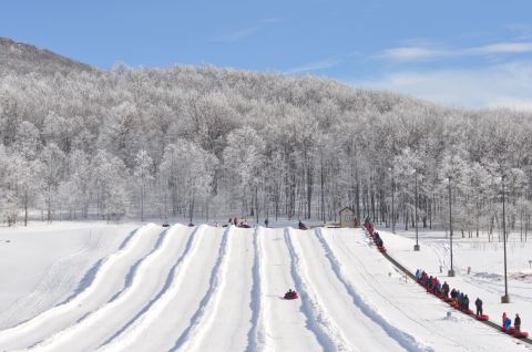 The Longest Snow Tubing Run In West Virginia Can Be Found At Canaan Valley Resort State Park