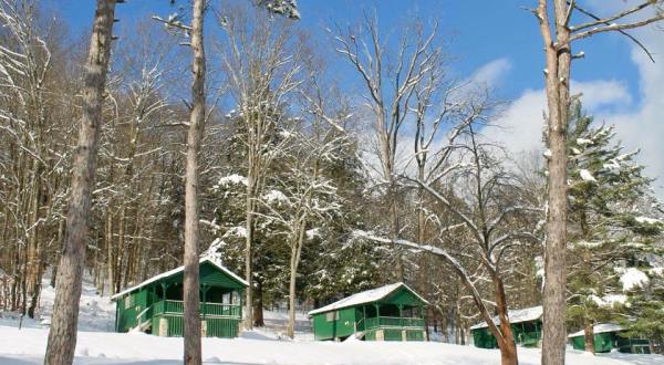 You’ll Find A Luxury Glampground At Allegany State Park Near Buffalo, It’s Ideal For Winter Snuggles And Relaxation