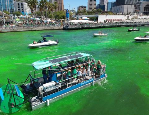 Pedal Around Tampa, Florida On The Water In The Kraken Cycleboats