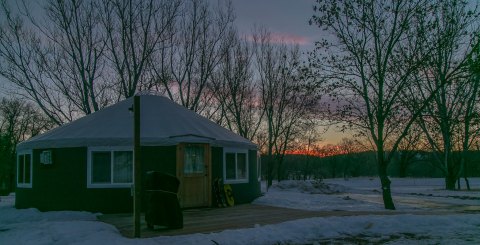 Cozy Up In One Of The Yurts And Cabins In Fort Ransom State Park In North Dakota