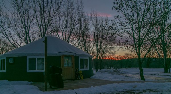 Cozy Up In One Of The Yurts And Cabins In Fort Ransom State Park In North Dakota