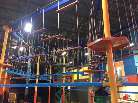 The Whole Family Can Go Nuts At The Gigantic Indoor, Multi-Story Adventure Park At Urban Air Adventure Park