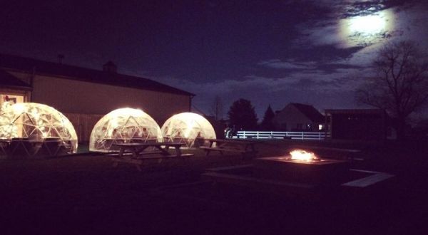 Stay Warm And Cozy This Season At A Winery Igloo Bar In Indiana