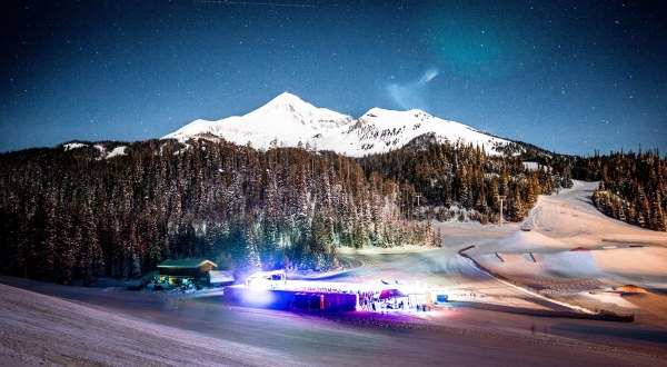 Go Night Skiing By Head Lamp at The Big Sky Resort In Montana