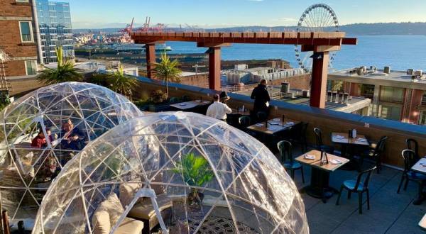 Dine In An Igloo On A Rooftop At Maximilien Restaurant In Washington