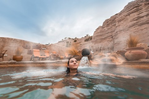 Watching Snow Fall From This One Hot Spring Resort In New Mexico Is Basically Heaven